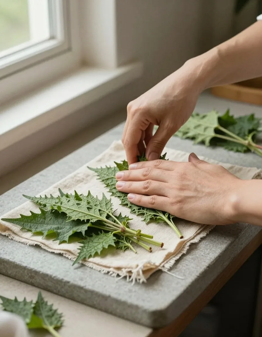 Open field notebook with botanical sketches — independent supplement research process